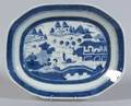 Chamfered Rectangular Canton Porcelain Platter