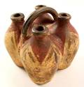 Conjoined Stoneware Pottery Jugs