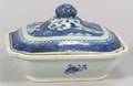 Canton Porcelain Covered Vegetable Dish