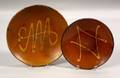 Two Slip Decorated Redware Plates