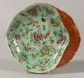 Chinese Export Porcelain Celadon Shrimp Dish