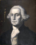 Oil on canvas of George Washington