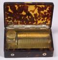 Musical Tortoiseshell Snuff Box by Alibert