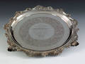 Boston silver presentation salver of nautical interest ca 1841