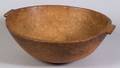 Large Carved Burlwood Bowl