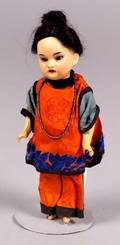 Small Armand Marseille Bisque Head Oriental Girl Doll