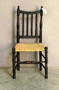 Four Queen Anne chairs together with a Queen Anne style chair