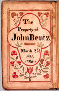 Samuel Bentz Mount Pleasant Artist Lancaster County Pennsylvania active 17921850