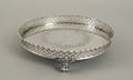 Boston Massachusetts silver salver ca 1845