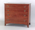 Pennsylvania Federal walnut chest of drawers ca 1810