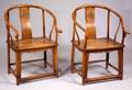 Pair of Yokebacked Chairs