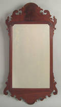 Chippendale mahogany looking glass ca 1800