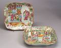 Pair of Square Dishes