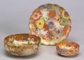 Three Pieces of Satsuma Pottery