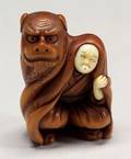Boxwood and Ivory Netsuke
