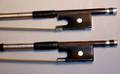 Two French Violin Bows c 1880