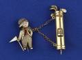 Enamel Golfer Pin