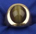 14kt Gold Cats Eye Quartz Ring