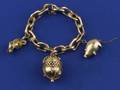 18kt Gold Charm Bracelet