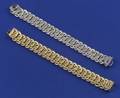 Pair of 18kt Gold MultiLink Bracelets