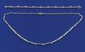 14kt White Gold Diamond Necklace and Bracelet