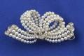 Edwardian Diamond and Seed Pearl Pin