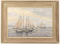 Arnold Knauth Maritime OB Leaving Port Signed
