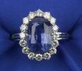 Sapphire and Diamond Ring