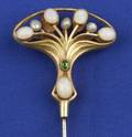 Art Nouveau Gemset Hat Pin