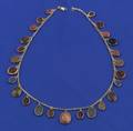 14kt Gold and Antique Intaglio Necklace