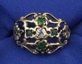 Antique Emerald and Diamond Ring
