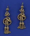 Victorian 18kt Gold Earpendants