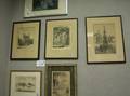Six Framed Etchings