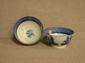 Pair of English Staffordshire Blue and White Transfer Decorated Bowls