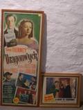 Two Movie Posters Dragonwyck and Marx Bros A Night in Casablanca