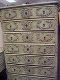 Louis XV Style Carved and Painted Tall Chest