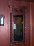 Classical Mahogany Veneer Tabernacle Mirror