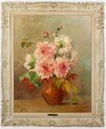 Austrian School Floral Still Life Signed OC