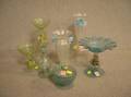 Eight Venetian Art Glass Table Items
