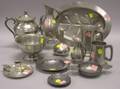 Thirteen Pewter Table Items