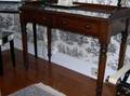 Regency TwoDrawer Mahogany Wash Stand