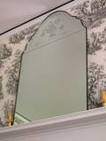One Venetianstyle Floralcut Mirror