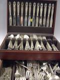 145Piece International Sterling Silver Royal Danish Pattern Flatware Set