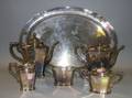 SixPiece Gorham Silver Plated Tea and Coffee Set