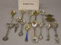 Collection of Approximately 168 Silver Plated and Metal Souvenir Spoons