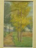 Framed Oil of Yellow Trees