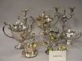 Eighteen Pieces of Silver Plated Hollowware and Table Ware