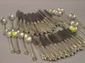 Thirtysix Piece Wallace Sterling Silver Grand Baroque Pattern Partial Flatware Set