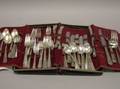 Fiftyfour Piece Towle Sterling Silver Louis XIV Pattern Flatware Set