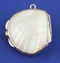 14kt Gold Shell Pendant Watch